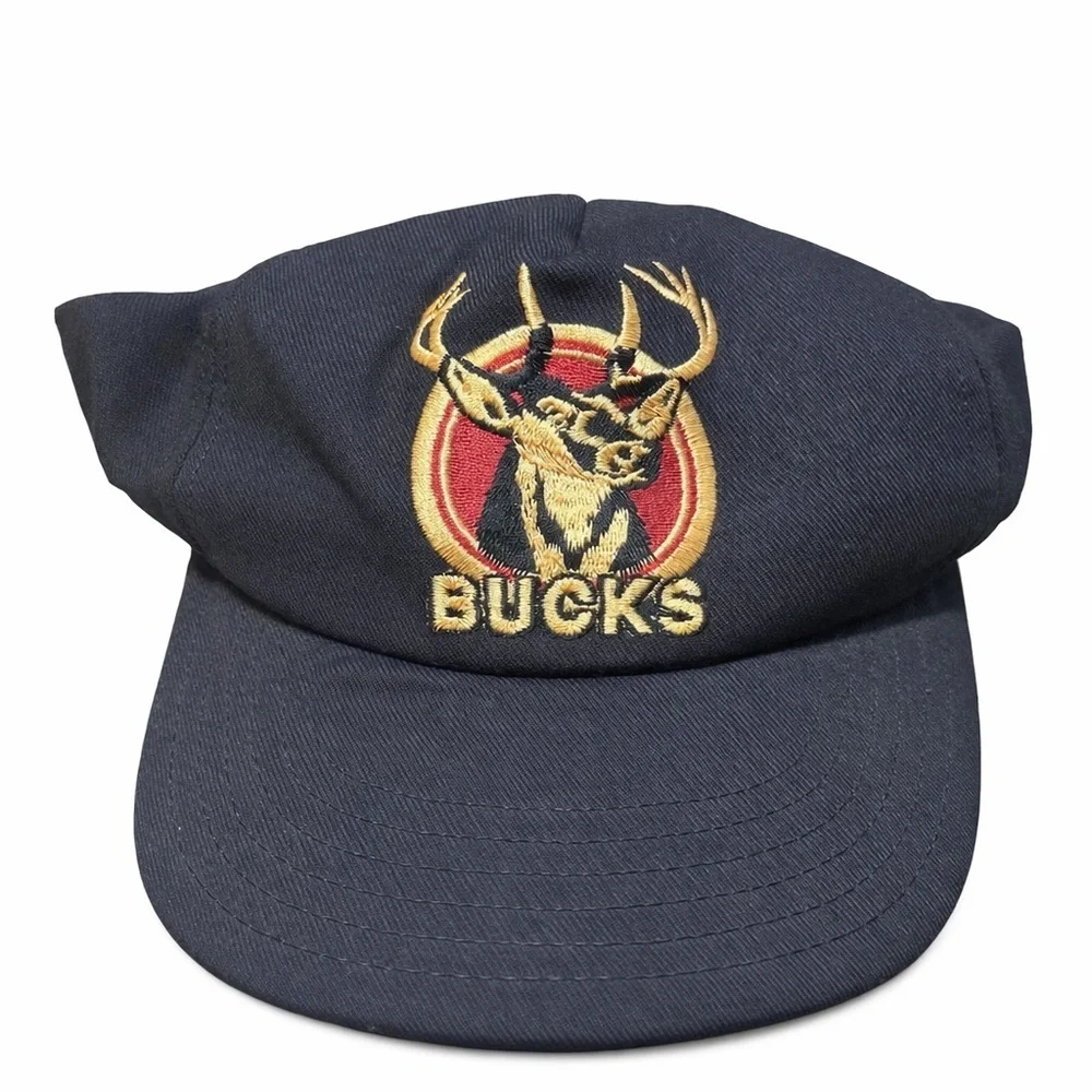 Vintage Made in USA Snapback Hat | Bucks “Buck The System” Embroidered Cap